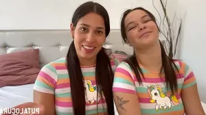 PutaLocura – Dos bellezas colombianas Melisa Tetona y Natalie se tragan toda la lefa de Torbe